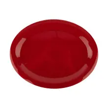 G.E.T - Red Sensation 13.5" x 10.25" Red Oval Platter (12 Per Case) - OP-135-RSP
