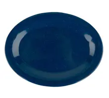 G.E.T - Texas Blue 9.75" x 7.25" Oval Platter (24 Per Case) - OP-950-TB