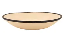 G.E.T - Pottery Market Matte 41.6 oz Manila Large Salad Bowl (12 Per Case) - B-420-MA