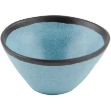 G.E.T - Pottery Market Matte 8 oz Speckled Grayish Blue Side Dish (24 Per Case) - B-420-GBL