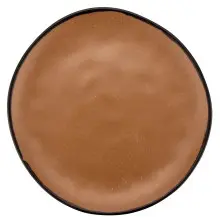 G.E.T - Pottery Market Matte 10.5" Speckled Taupe Round Coupe Dinner Plate (12 Per Case) - CS-100-TP