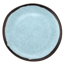 G.E.T - Pottery Market Matte 7" Speckled Grayish Blue Bread Plate (12 Per Case) - CS-70-GBL