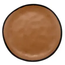 G.E.T - Pottery Market Matte 9" Speckled Taupe Small Round Dinner Plate (12 Per Case) - CS-90-TP