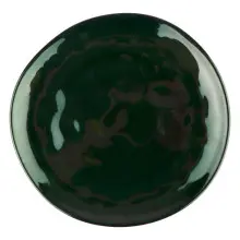 G.E.T - Cosmo 10.5" Green Irregular Round Coupe Plate (12 Per Case) - CS-10-CSG