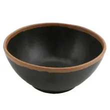G.E.T - Pottery Market Glazed 20 oz Brown Round Entree Bowl (12 Per Case) - B-302-BR