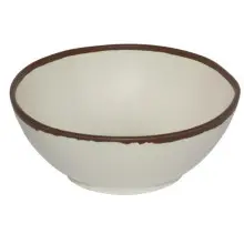 G.E.T - Pottery Market Glazed 48 oz Cream Large Entree Bowl (12 Per Case) - B-305-CRM