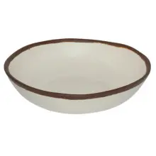 G.E.T - Pottery Market Glazed 48 oz Cream Large Salad Bowl (12 Per Case) - B-310-CRM