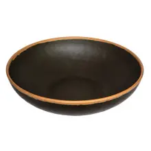 G.E.T - Pottery Market Glazed 5.5 Qt Brown Large Display Bowl (3 Per Case) - B-330-BR