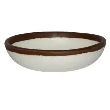 G.E.T - Pottery Market Glazed 2.5 oz Cream Sauce Bowl (48 Per Case) - B-35-CRM