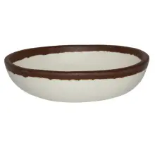 G.E.T - Pottery Market Glazed 4.5 oz Cream Small Monkey Bowl (48 Per Case) - B-55-CRM