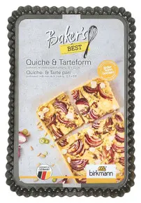 Bakers Best - 12.5" x  8.5" Perforated Tarte Pan