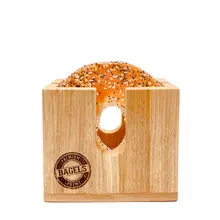 Danesco - Wooden Bagel Holder