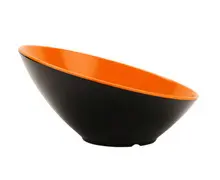 G.E.T - Brasilia 16 oz Black/Orange Cascading Bowl (6 Per Case) - B-788-OR/BK