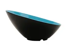 G.E.T - Brasilia 35.2 oz Black/Blue Cascading Bowl (6 Per Case) - B-789-BL/BK