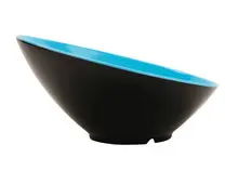 G.E.T - Brasilia 60.8 oz Black/Blue Cascading Bowl (6 Per Case) - B-790-BL/BK