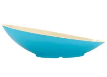 G.E.T - Keywest 80 oz Seabreeze Oval Cascading Bowl (6 Per Case) - B-798-SE