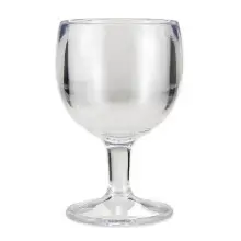G.E.T - Specialty Drinkware 12 oz SAN Plastic Goblet (24 Per Case) - GOB-12-1-SAN-CL