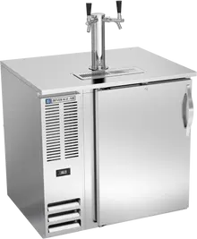 Beverage-Air - 36" Stainless Steel Double Tap Kegerator - DD36HC-S