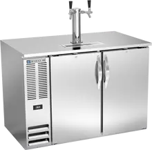 Beverage-Air - 48" Stainless Steel Double Tap Kegerator - DD48HC-S