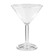 G.E.T - Specialty Drinkware 6 oz SAN Plastic Martini Glass (24 Per Case) - SW-1402-1-SAN-CL