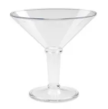 G.E.T - Specialty Drinkware 48 oz SAN Plastic Super Martini Glass (3 Per Case) - SW-1419-1-SAN-CL