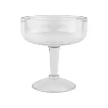 G.E.T - Specialty Drinkware 32 oz SAN Plastic Super Margarita Glass (12 Per Case) - SW-1432-1-CL