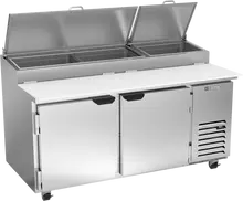 Beverage-Air - 67" Pizza Prep Table w/ 2 Doors - DP67HC