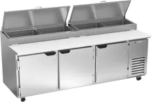 Beverage-Air - 93" Pizza Prep Table w/ 3 Doors - DP93HC