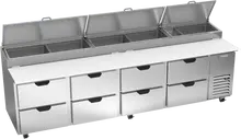 Beverage-Air - 119" Pizza Prep Table w/ 8 Drawers - DPD119HC-8