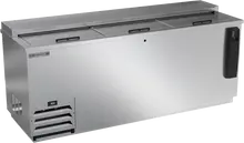 Beverage-Air - 79" Stainless Steel Frosty Brew Bottle Cooler w/ 3 Lids - DW79HC-S-29