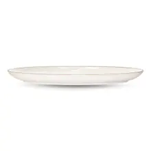 ICM - 15" White Melamine Oval Platter