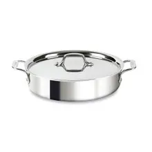 All-Clad - 4 Qt D3 Try-Ply Stainless Casserole with Lid