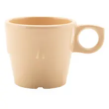 G.E.T - SuperMel 7.5 oz Tan Conic Stacking Cup (48 Per Case) - DC-101-T