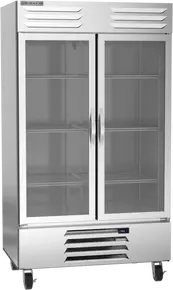 Beverage-Air - 47" Vista Reach-In Freezer w/ 2 Glass Swing Doors - FB44HC-1G