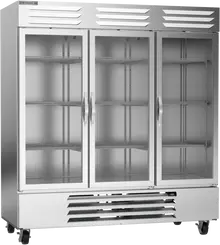 Beverage-Air - 75" Vista Reach-In Freezer w/ 3 Glass Swing Doors - FB72HC-1G