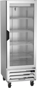 Beverage-Air - 24" Horizon Stainless Steel Reach-In Freezer w/ 1 Glass Swing Door - HBF12HC-1-G