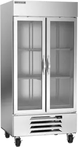Beverage-Air - 39" Horizon Reach-In Freezer w/ 2 Glass Swing Doors - HBF35HC-1-G