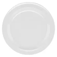 G.E.T - SuperMel 7.25" White Round Plate (24 Per Case) - DP-507-W