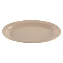 G.E.T - SuperMel 10" x 6.75" Sandstone Oval Platter (24 Per Case) - OP-610-S