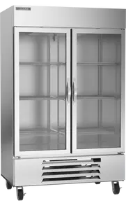 Beverage-Air - 52" Horizon Reach-In Freezer w/ 2 Glass Swing Doors - HBF49HC-1-G