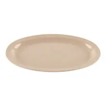 G.E.T - SuperMel 11.75" x 8.25" Sandstone Oval Platter (24 Per Case) - OP-612-S