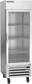 Beverage-Air - 27" Horizon Stainless Steel Reach-In Refrigerator w/ 1 Glass Swing Door - HBR23HC-1-G
