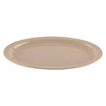G.E.T - SuperMel 15.75" x 11" Sandstone Oval Platter (12 Per Case) - OP-616-S