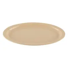 G.E.T - SuperMel 15.75" x 11" Tan Oval Platter (12 Per Case) - OP-616-T