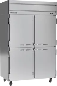 Beverage-Air - 52" Horizon Stainless Steel Reach-In Freezer w/ 4 Solid Swing Half Doors - HF2HC-1HS