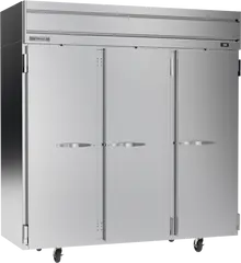 Beverage-Air - 78" Horizon Stainless Steel Reach-In Freezer w/ 3 Solid Swing Doors - HFP3HC-1S
