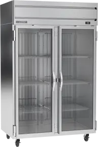 Beverage-Air - 52" Horizon Stainless Steel Reach-In Freezer w/ 2 Glass Swing Doors - HFPS2HC-1G