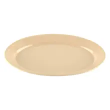 G.E.T - SuperMel 12" x 8.5" Tan Oval Platter (24 Per Case) - OP-912-T