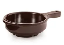 G.E.T - Ultraware 12 oz Brown Bowl W/ Handle (24 Per Case) - HSB-112-BR