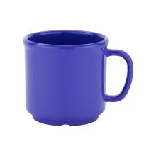G.E.T - Diamond Mardi Gras 12 oz Peacock Blue Mug (24 Per Case) - S-12-PB